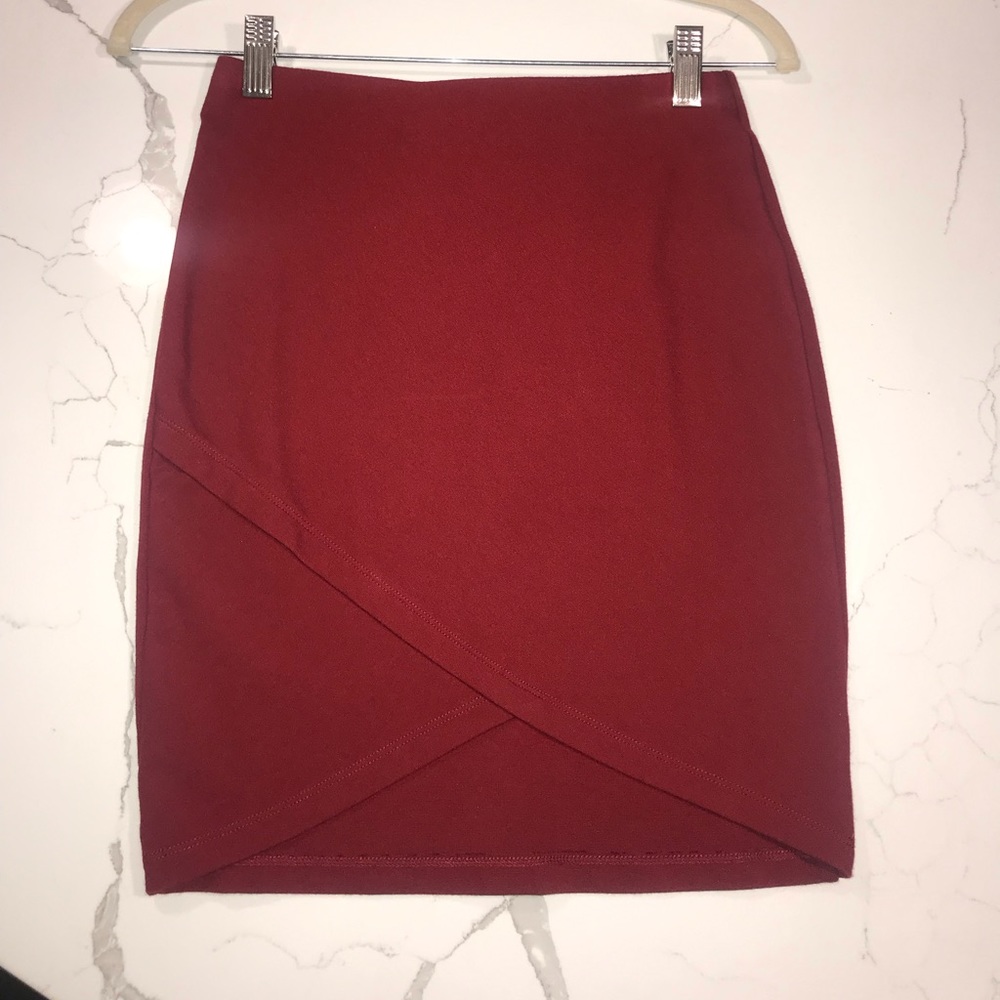 Red skirt